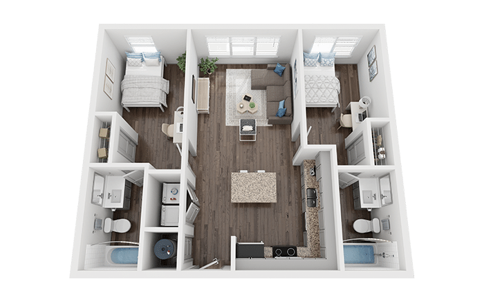 2x2 frisco d nova knoxville student apartments