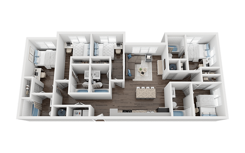 5x5 durango a nova knoxville student apartments