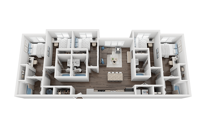 5x5 durango b nova knoxville student apartments